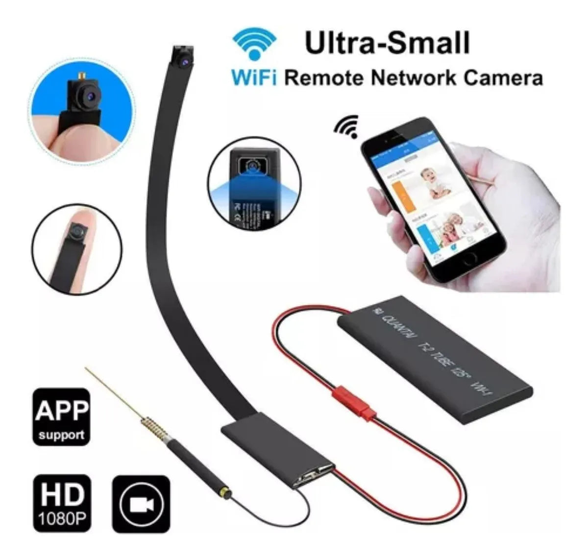 CAMARA ESPIA EN FORMA DE  CINTA CON APP