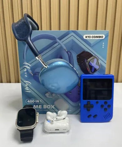 COMBO RELOJ+AUDIFONOS+BALACA+GAME BOYK13