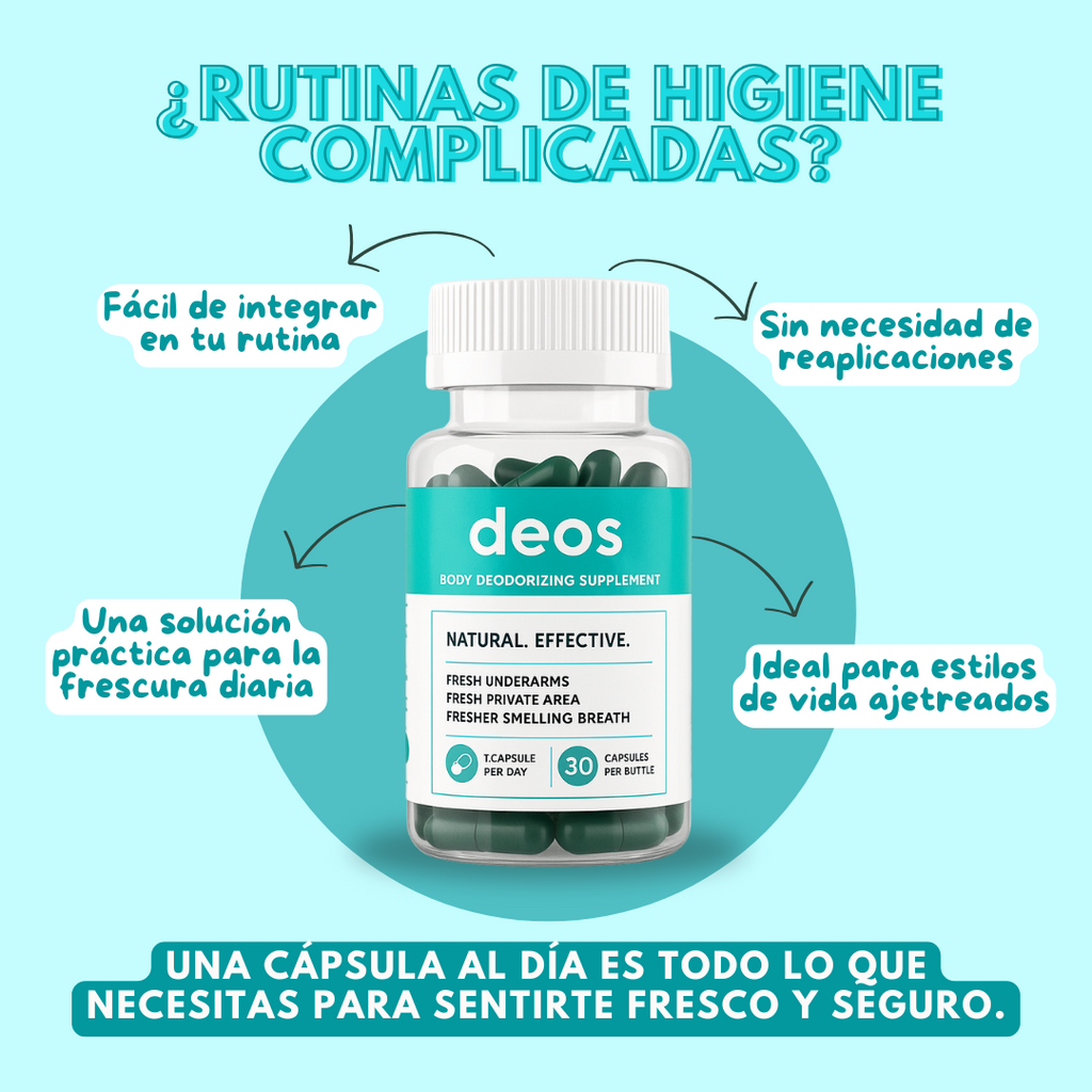 DEOS CAPSULAS PARA EL AROMA CORPORAL