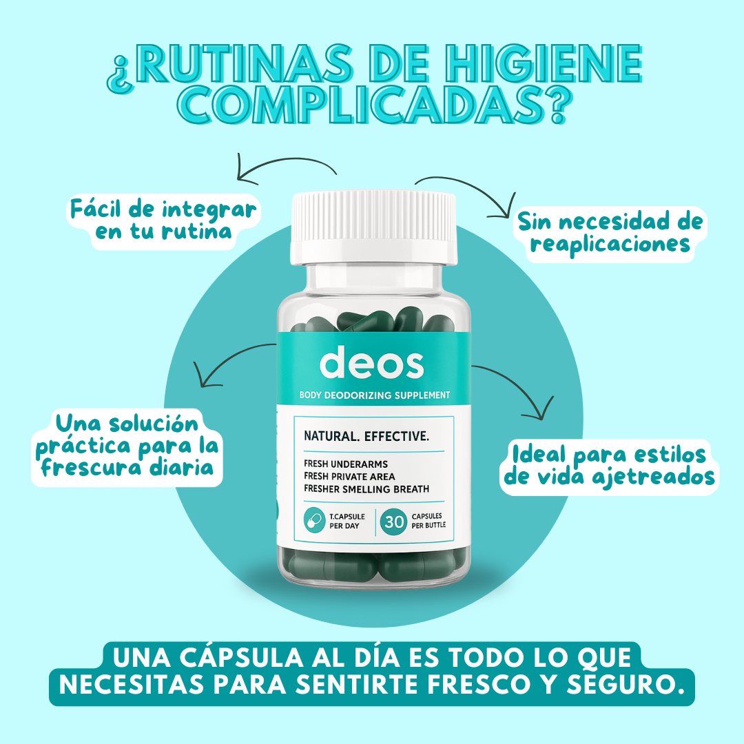 DEOS CAPSULAS PARA EL AROMA CORPORAL