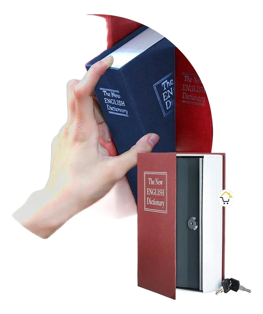 CAJA DE SEGURIDAD FORMA DE  LIBRO 24 CM