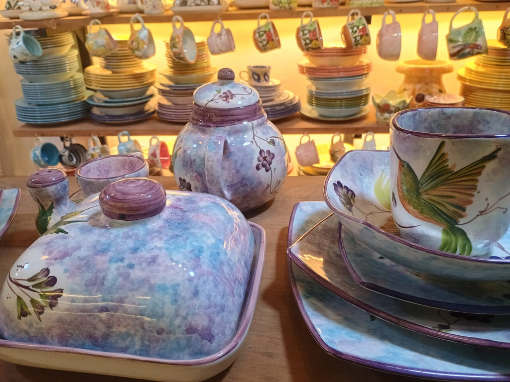 Ceramicas colombianas artesanales Carmen de viboral pintadas a mano