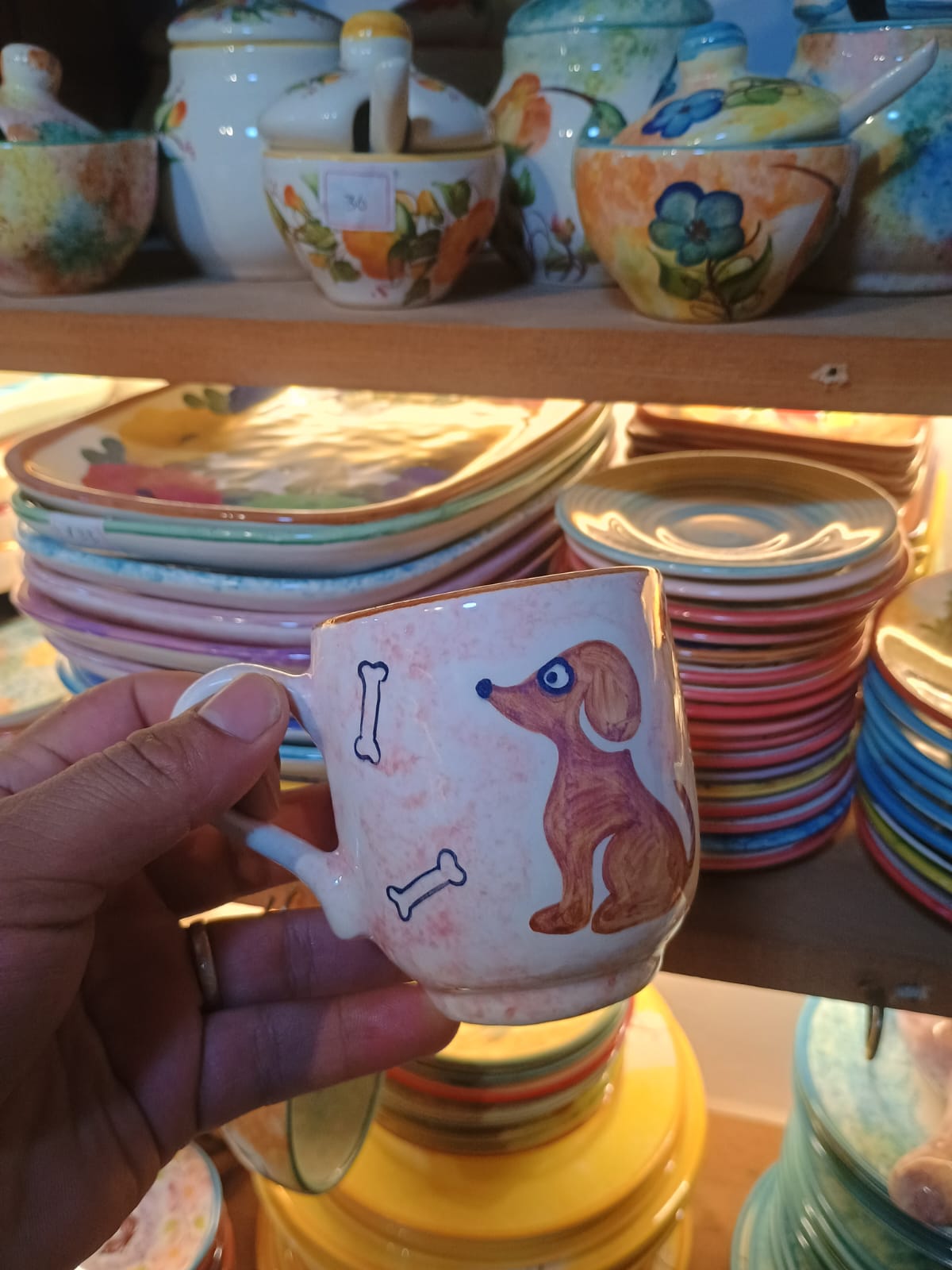 Ceramicas colombianas artesanales Carmen de viboral pintadas a mano