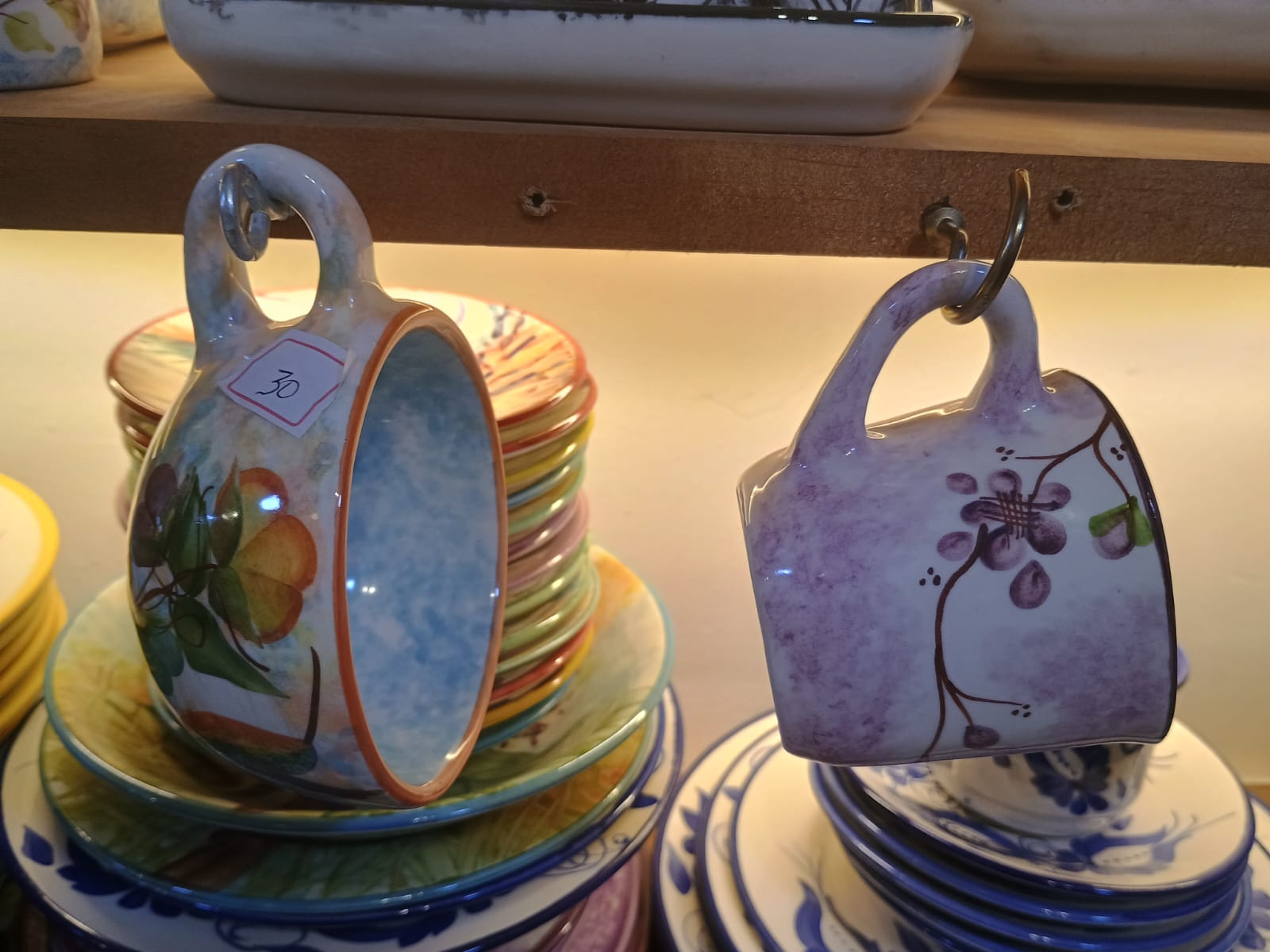 Ceramicas colombianas artesanales Carmen de viboral pintadas a mano