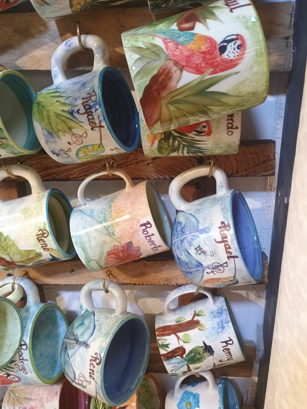 Ceramicas colombianas artesanales Carmen de viboral pintadas a mano