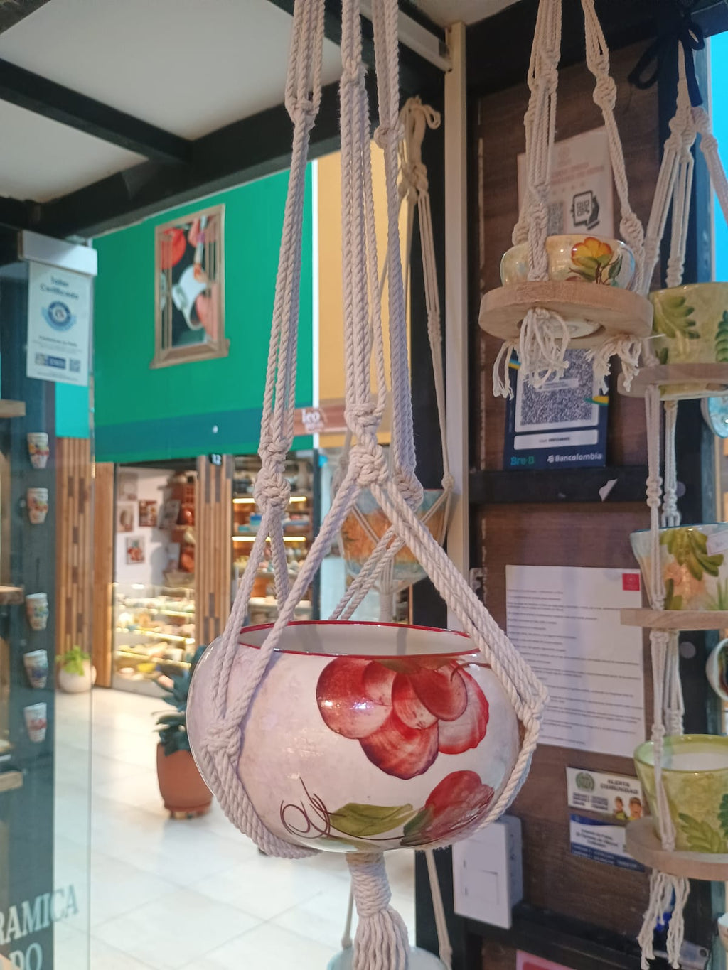 Ceramicas colombianas artesanales Carmen de viboral pintadas a mano