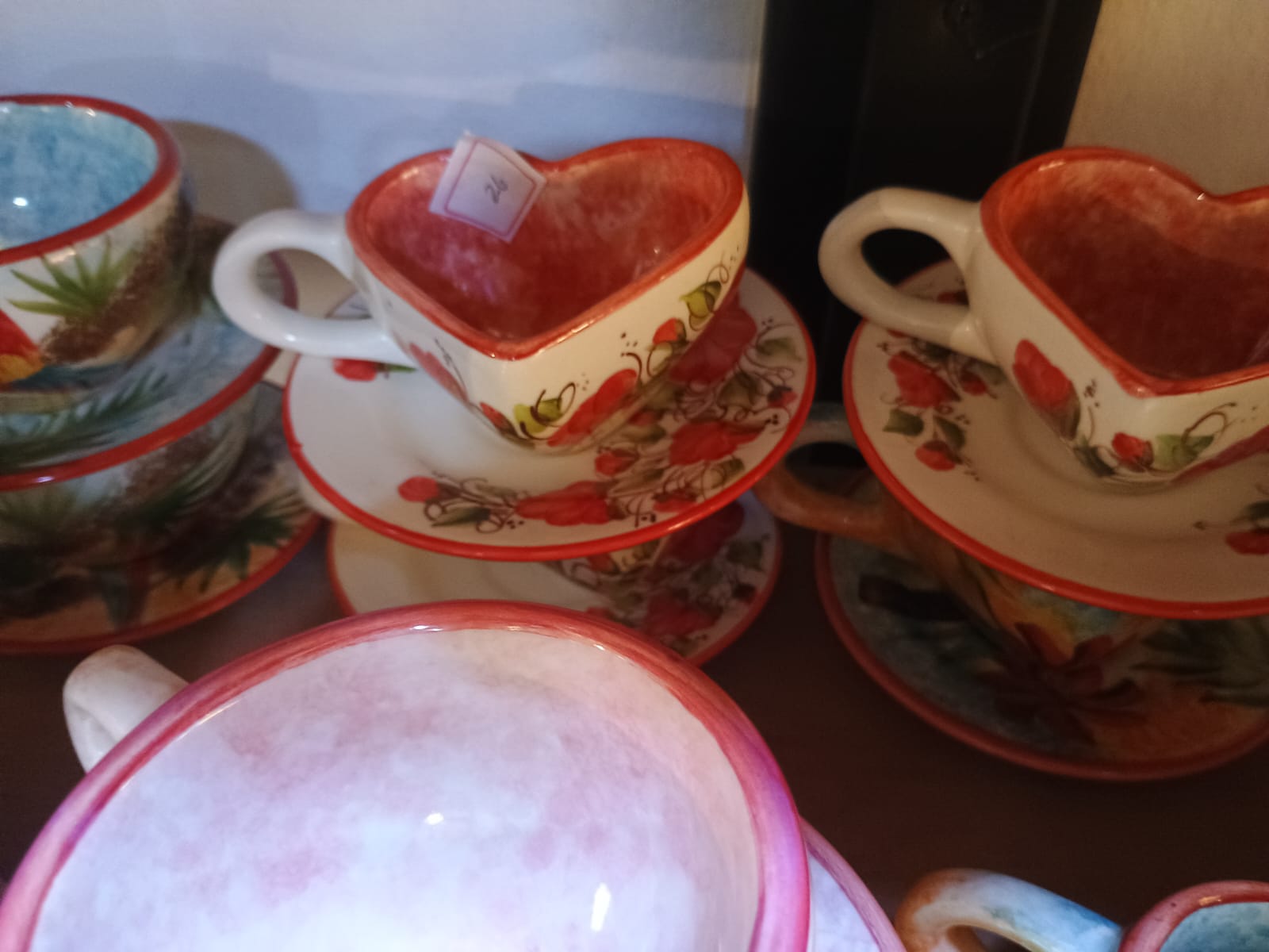 Ceramicas colombianas artesanales Carmen de viboral pintadas a mano