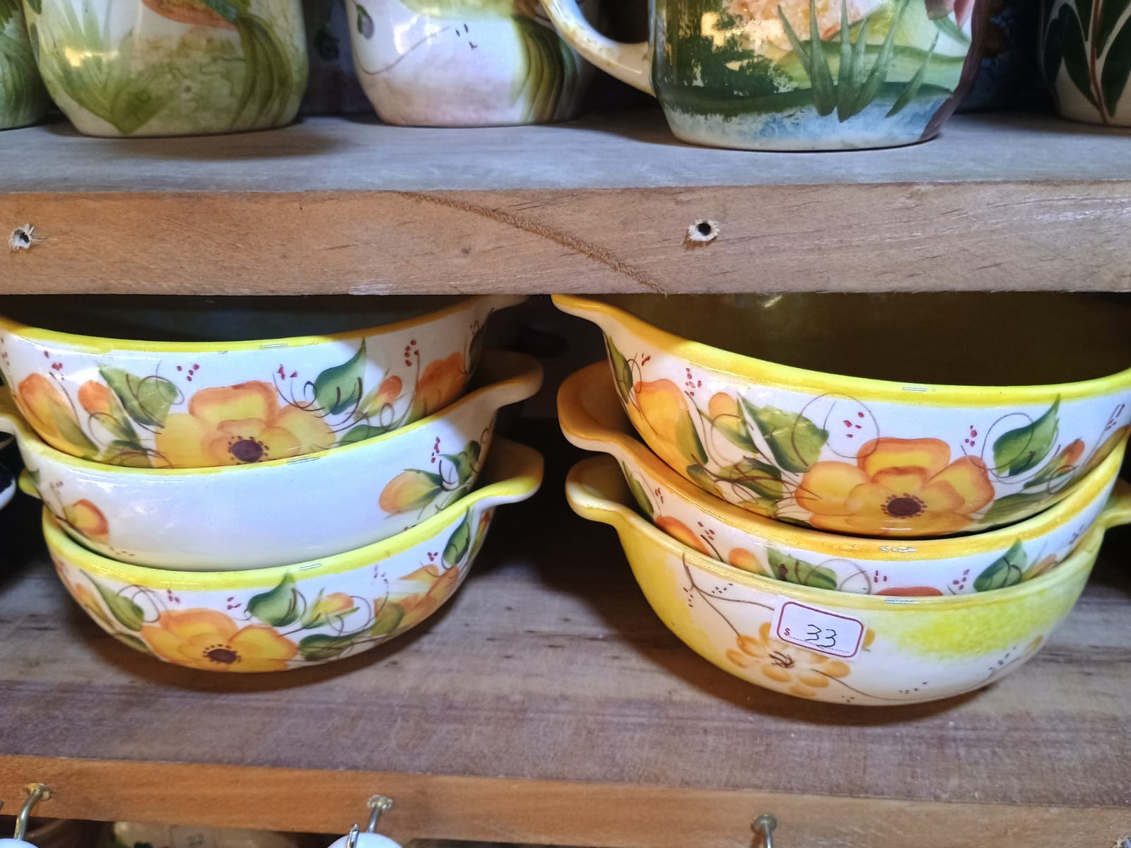 Ceramicas colombianas artesanales Carmen de viboral pintadas a mano