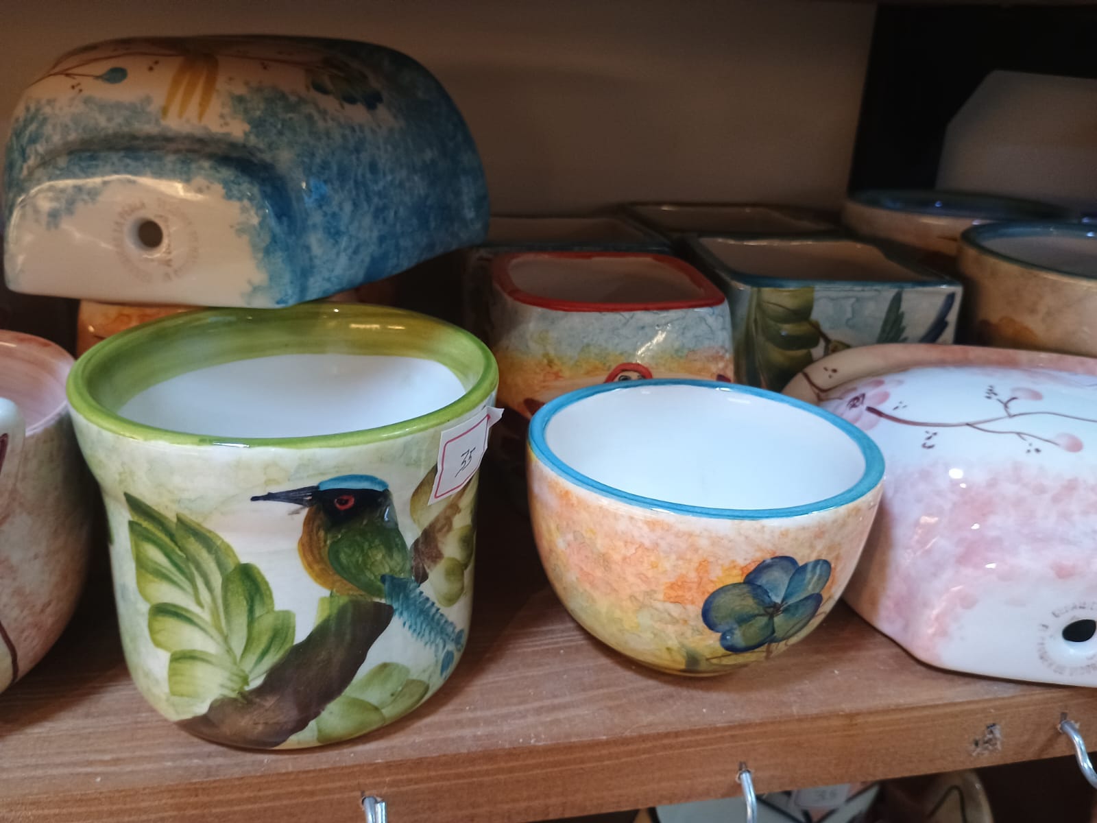 Ceramicas colombianas artesanales Carmen de viboral pintadas a mano