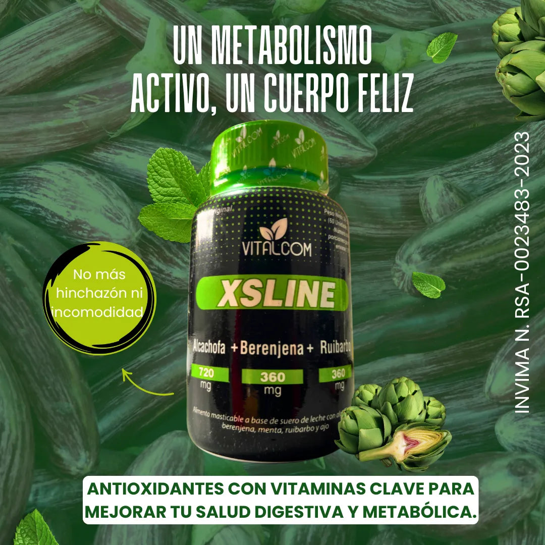 XSLINE LIMPIADOR DE TOXINAS CAPSULAS MASTICABLES