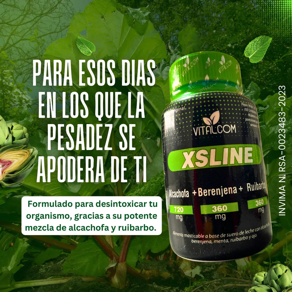 XSLINE LIMPIADOR DE TOXINAS CAPSULAS MASTICABLES