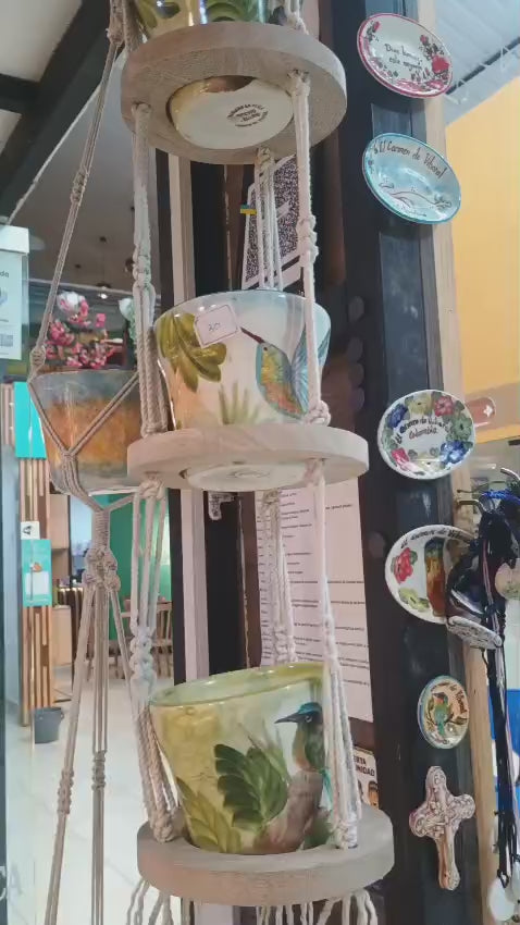 Ceramicas colombianas artesanales Carmen de viboral pintadas a mano